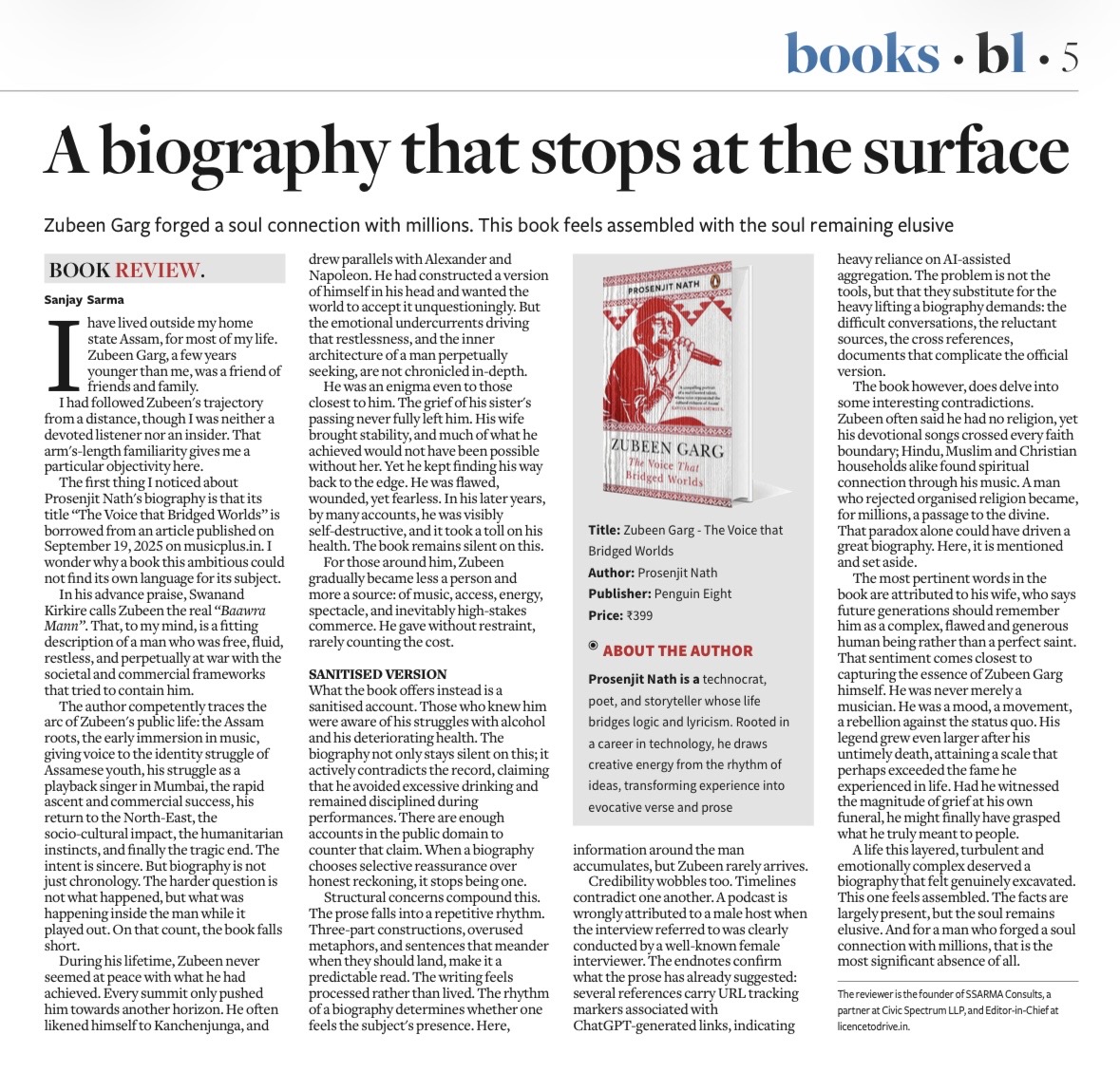 A biography that stops at the surface